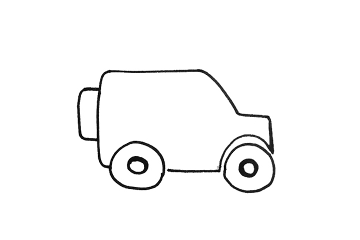 小汽车怎么画-图2