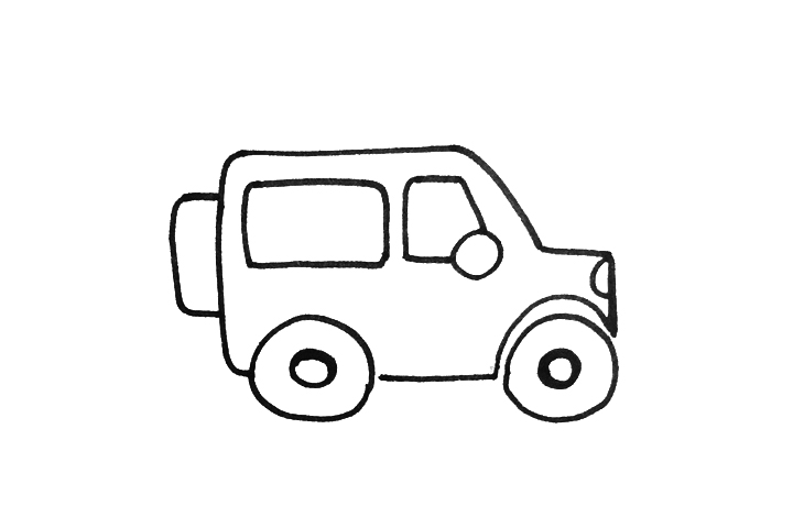 小汽车怎么画-图3