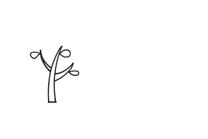 春夏秋冬四季大树怎么画-图1