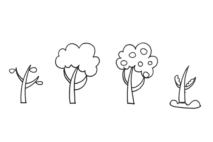 春夏秋冬四季大树怎么画-图4