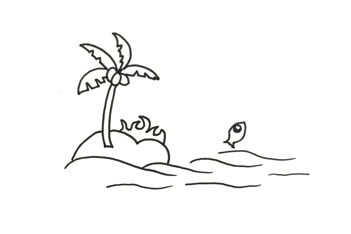 漂亮的大海风景怎么画-图4