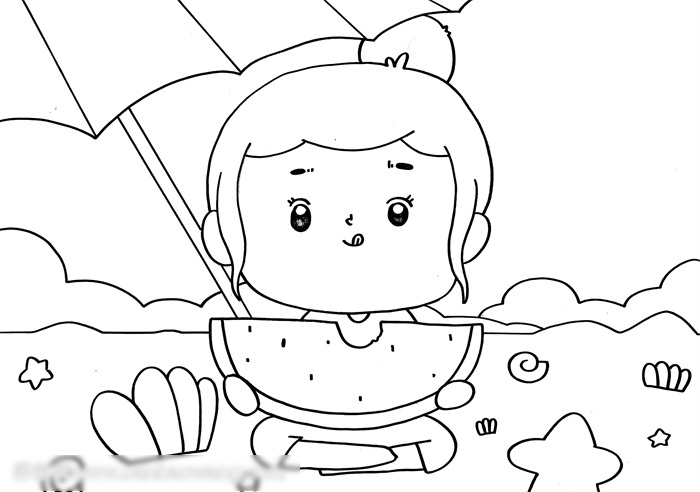 一幅以夏天为主题的画-图2