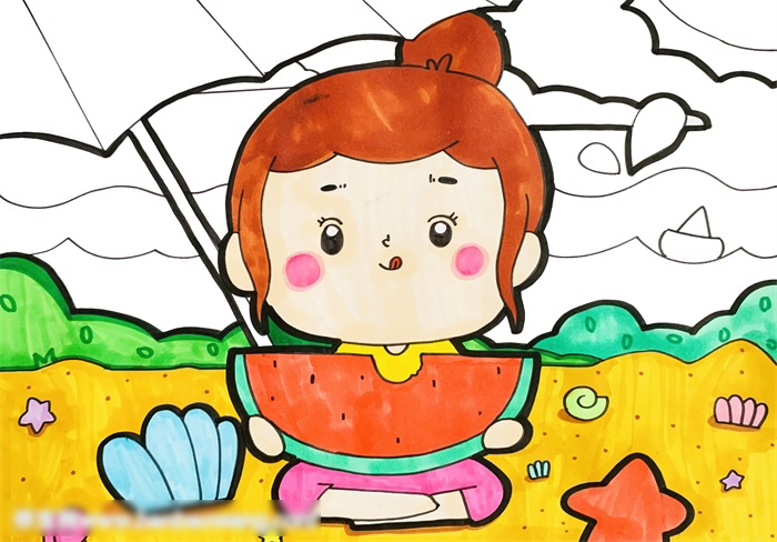 一幅以夏天为主题的画-图3