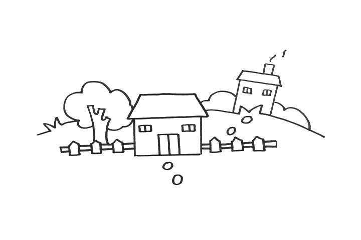 美丽的乡村怎么画-图3