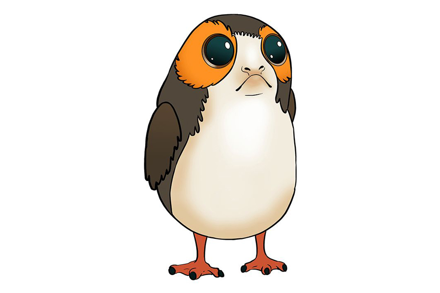 星球大战波格鸟怎么画