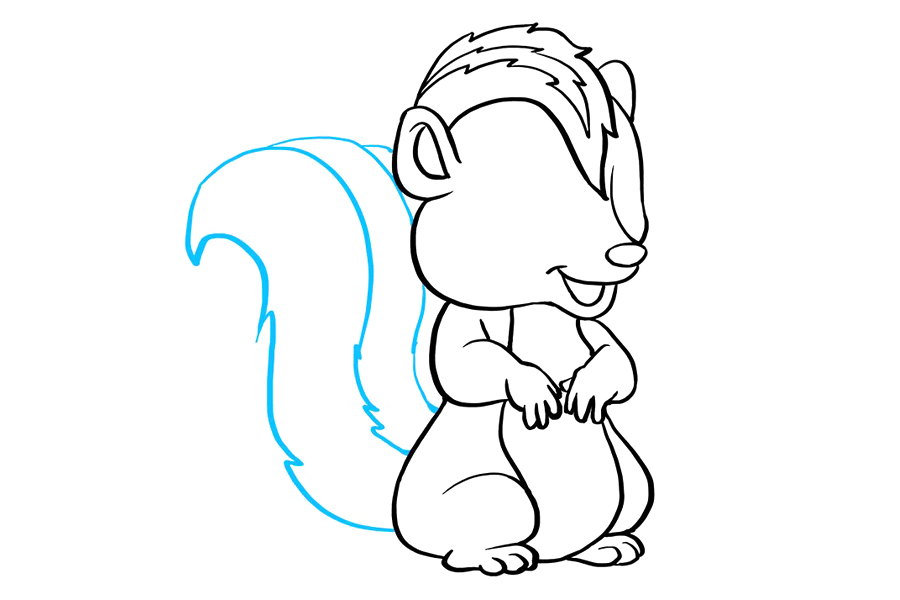 如何画臭鼬-图8