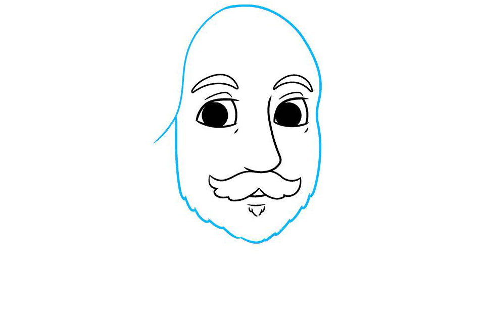 莎士比亚头像怎样画-图5