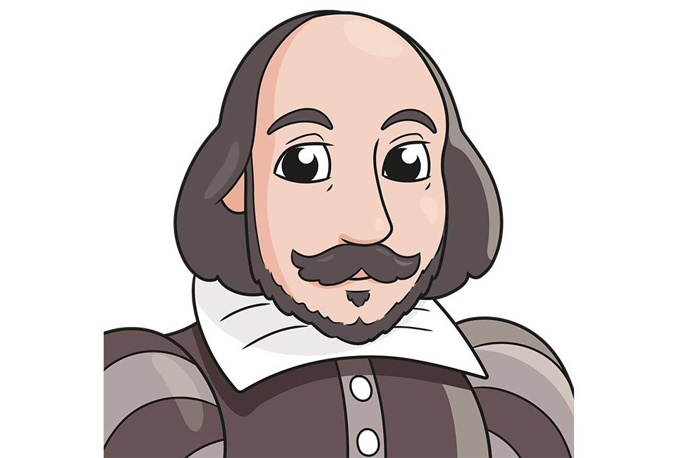 莎士比亚头像怎样画