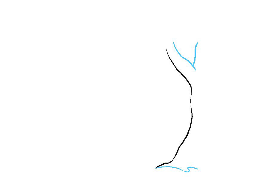 卡通森林简笔画的画法-图2