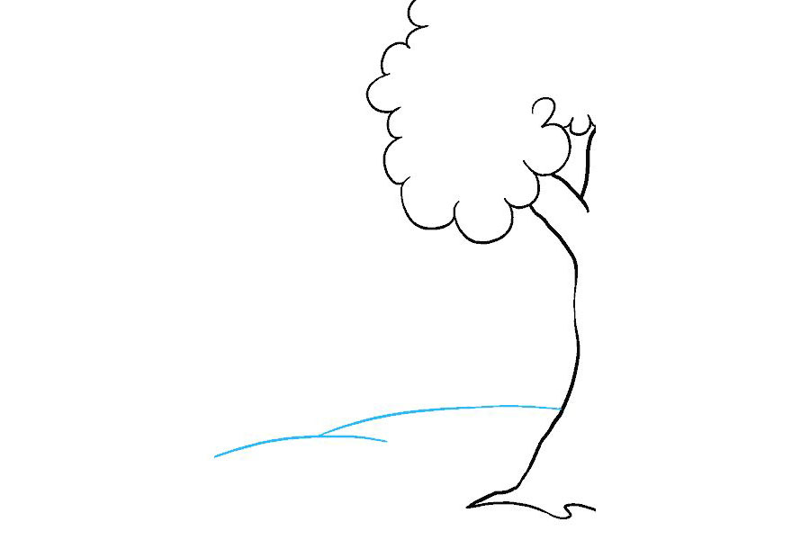 卡通森林简笔画的画法-图4