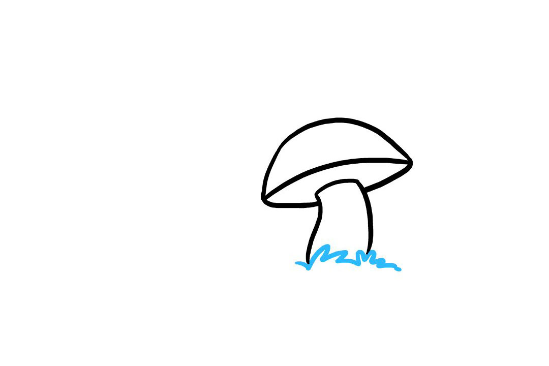 如何画蘑菇-图3