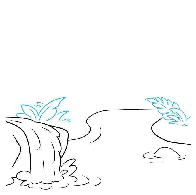 丛林里的河流怎么画-图4