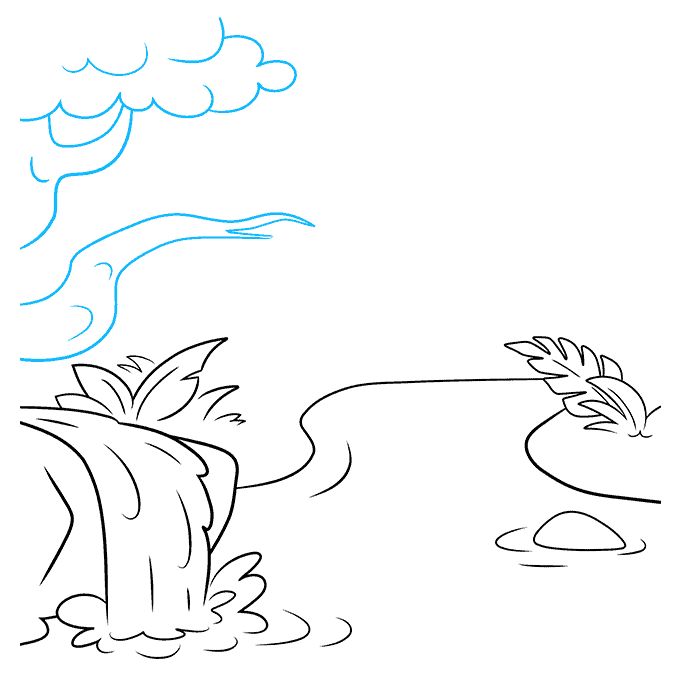 丛林里的河流怎么画-图5