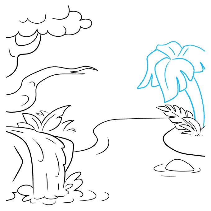 丛林里的河流怎么画-图6