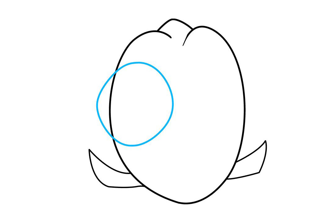 海底总动员中的蓝唐王鱼多莉怎么画-图5