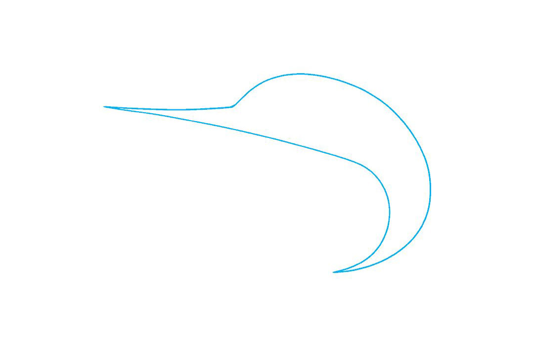 如何画旗鱼简笔画-图1