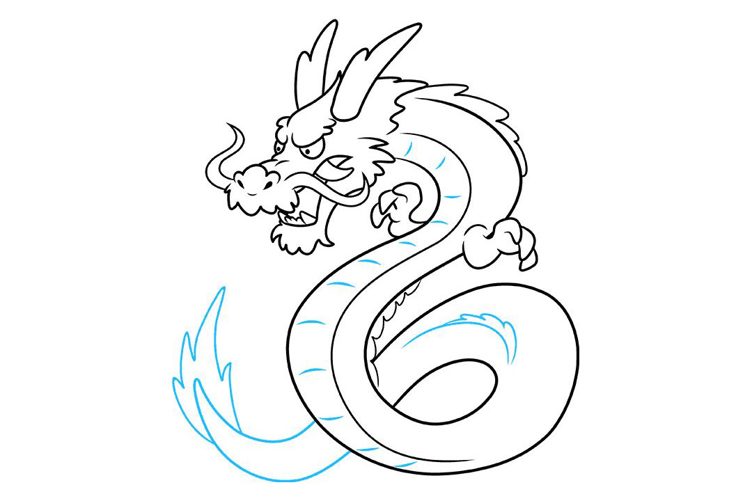 中国龙怎么画-图9