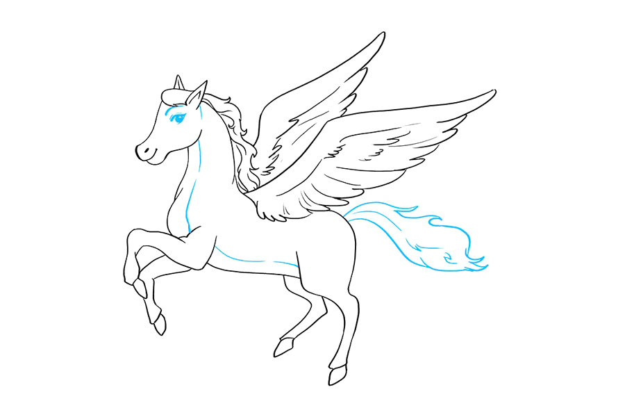 如何画飞马座-图9