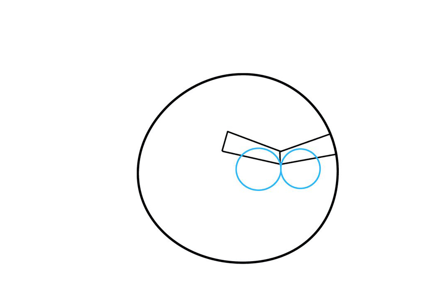 如何画愤怒的小鸟-图4