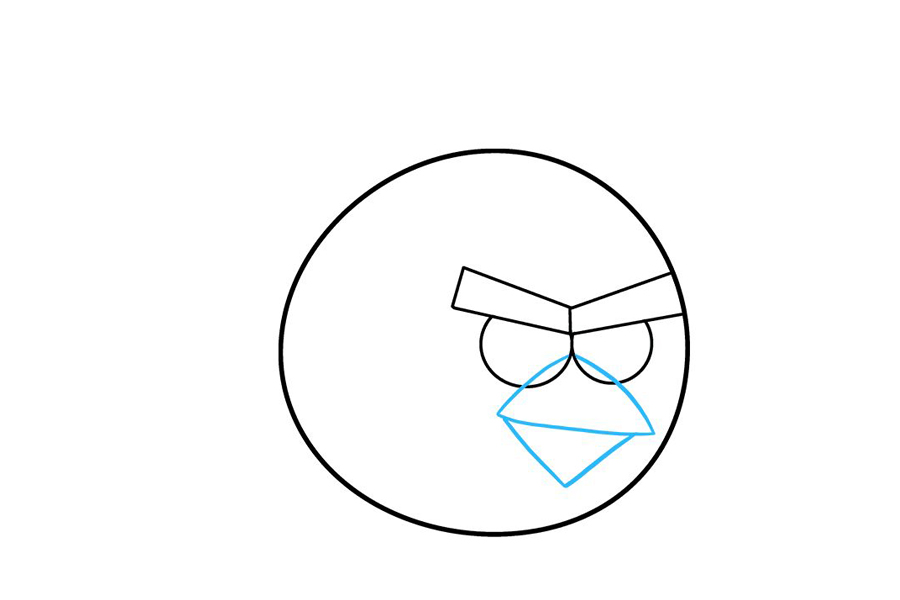 如何画愤怒的小鸟-图6