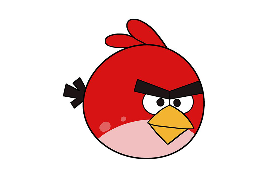 如何画愤怒的小鸟