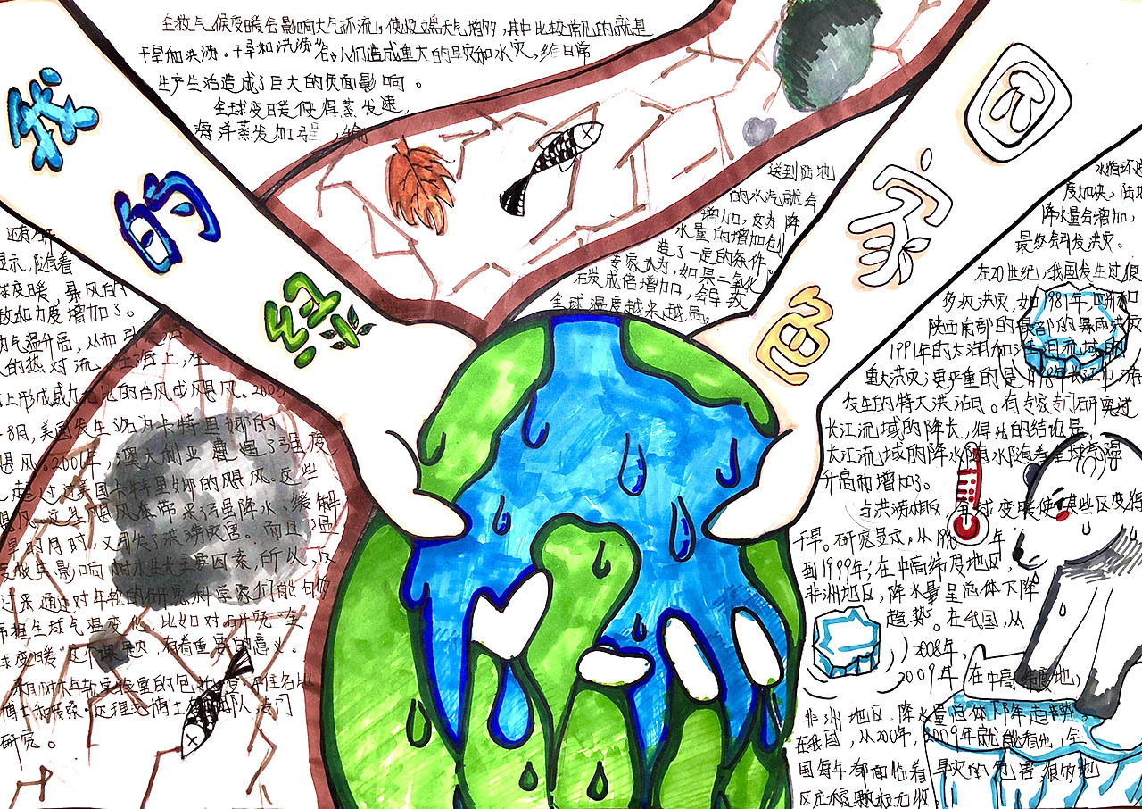 保护我们的地球-地球1小时手抄报-图2