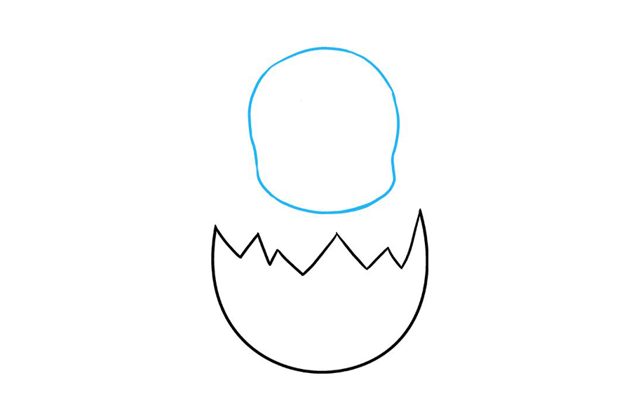 如何画复活节小鸡-图4