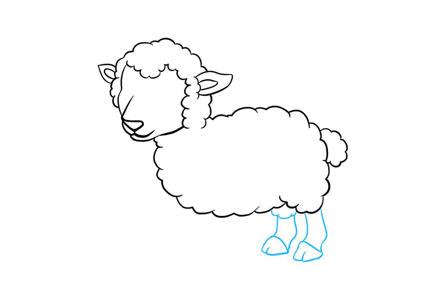 如何画小羊羔-图6