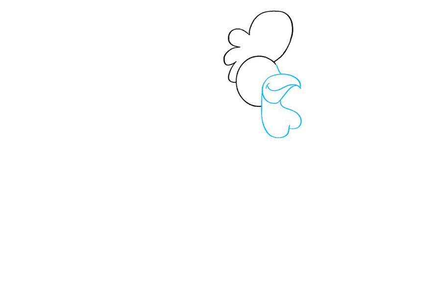 如何画大公鸡-图3