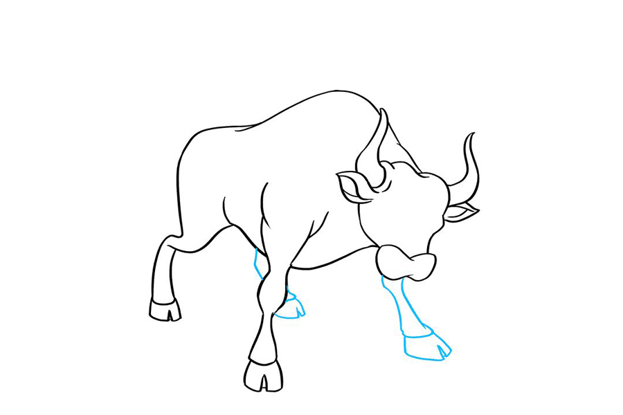 如何画公牛-图7