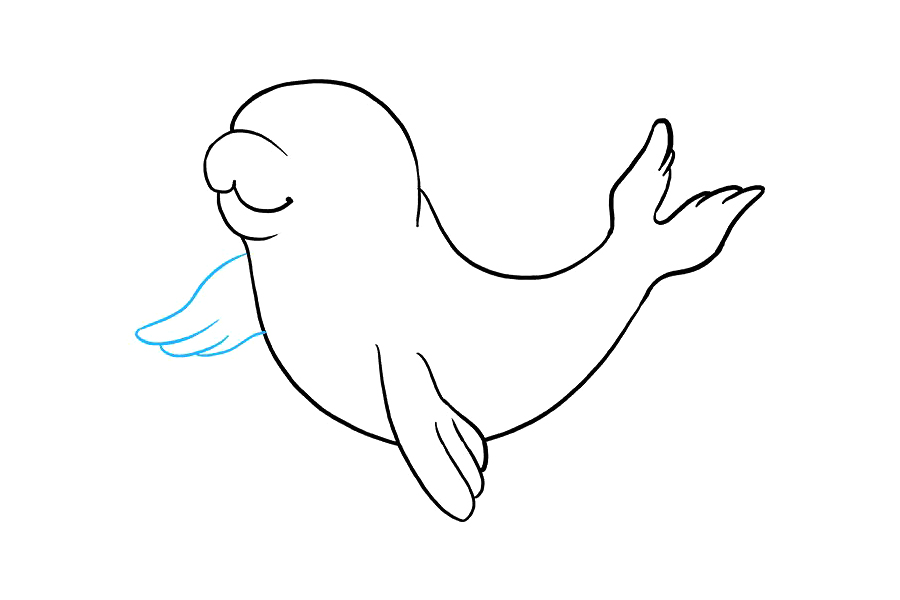 如何画海豹宝宝-图7