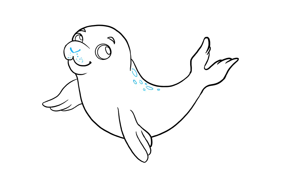 如何画海豹宝宝-图9