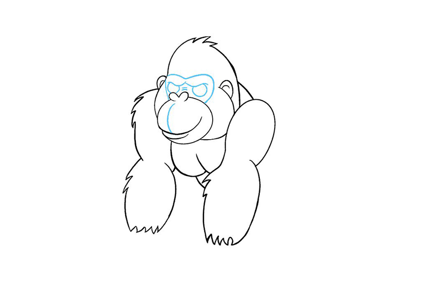 大猩猩怎么画-图12