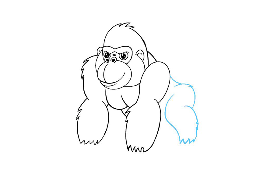 大猩猩怎么画-图14