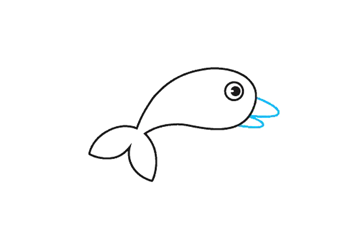 简单的海豚怎么画-图4