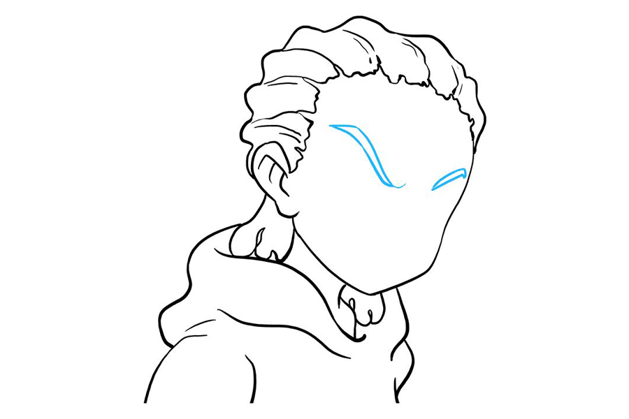 帅气小男孩怎么画-图6