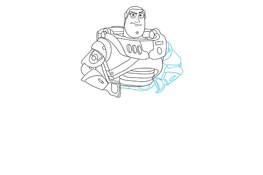 玩具总动员 巴斯光年怎么画-图7