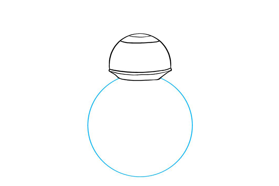 星球大战BB-8机器人怎么画-图3
