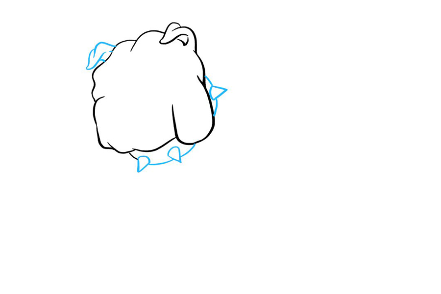 斗牛犬怎么画-图3
