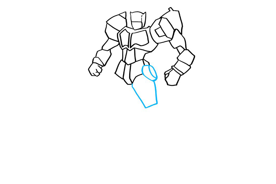 变形金刚 擎天柱怎么画-图7