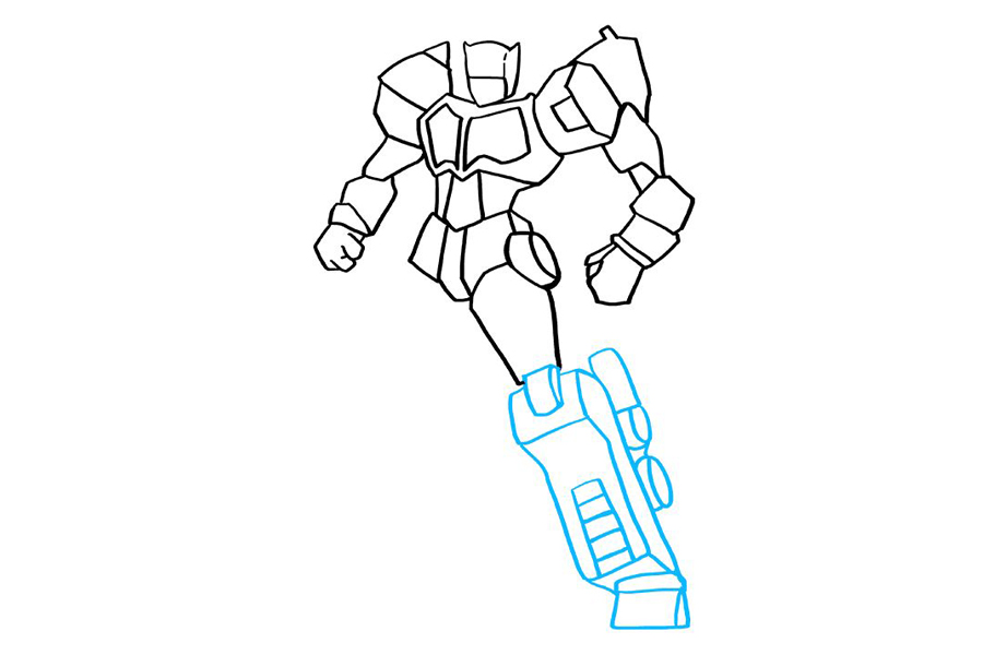 变形金刚 擎天柱怎么画-图8