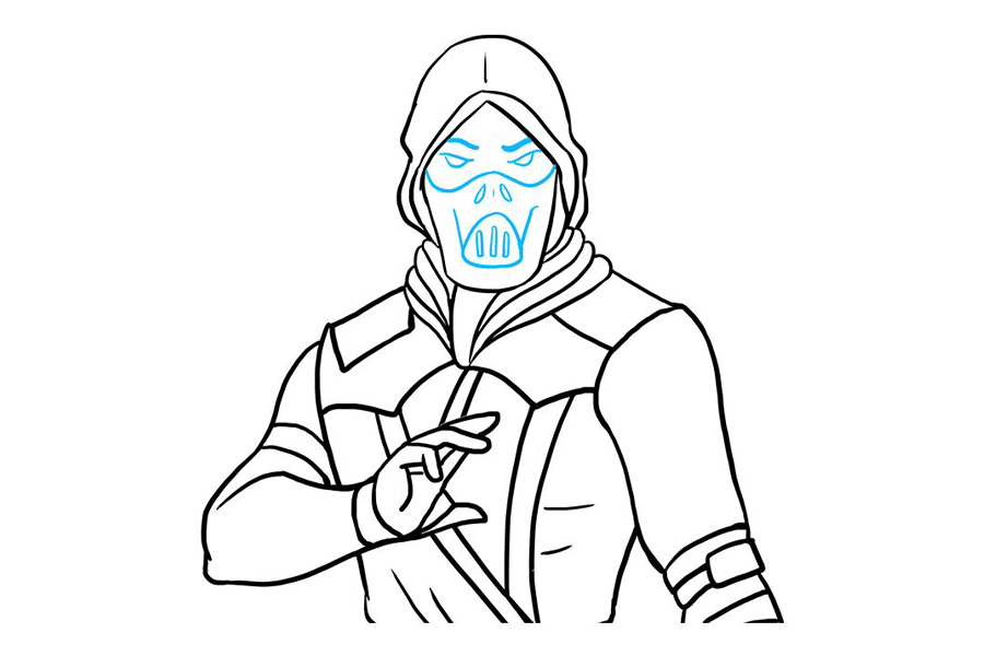 凡人快打蝎子武士怎么画-图9