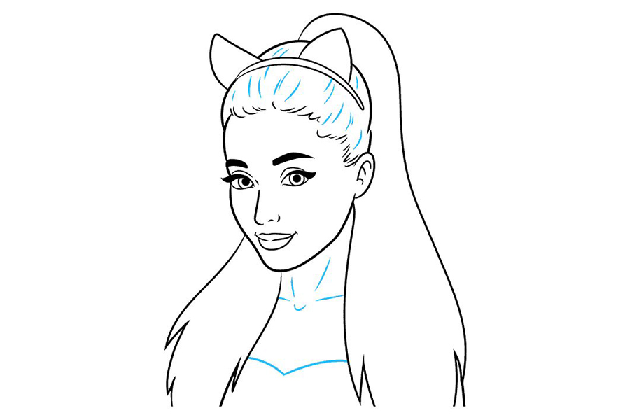 阿丽安娜·格兰德怎么画-图8