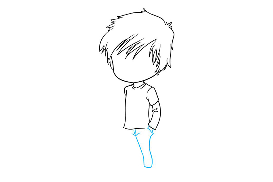 如何画阳光小男孩-图5