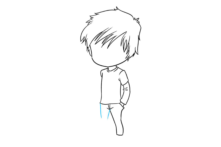 如何画阳光小男孩-图6