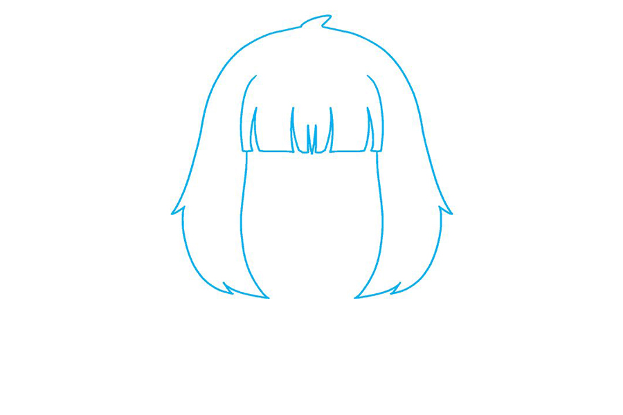 如何画戴眼镜的女孩-图1