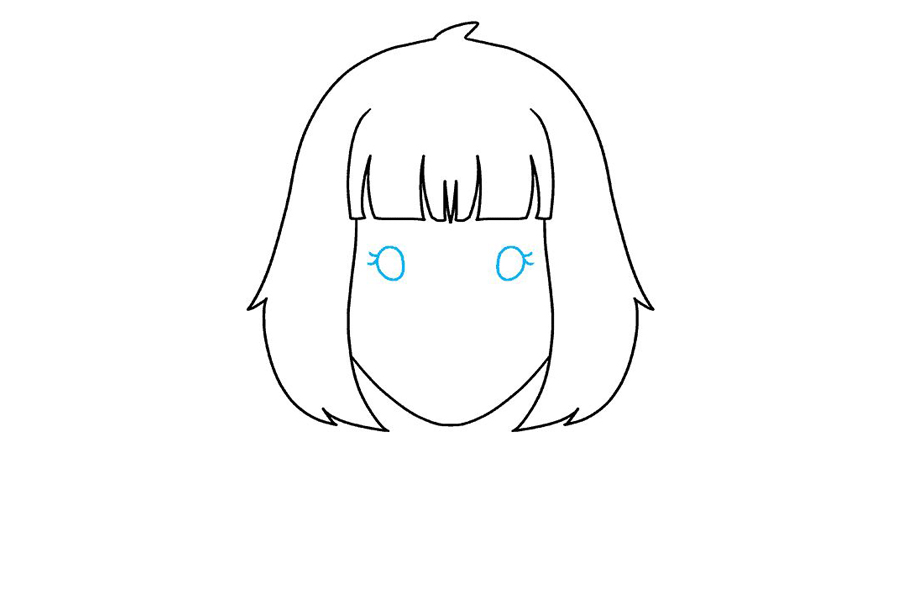 如何画戴眼镜的女孩-图3