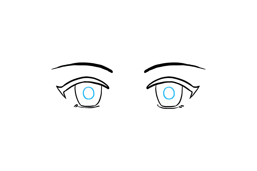 动漫风格眼睛怎么画-图7