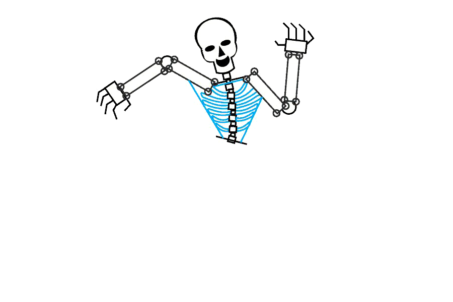 如何画骷髅架-图9