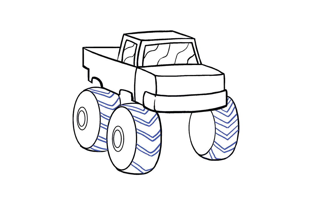 如何画怪物卡车-图13